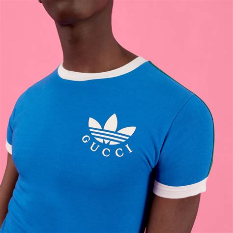 camicia gucci x adidas|Gucci Adidas t shirts.